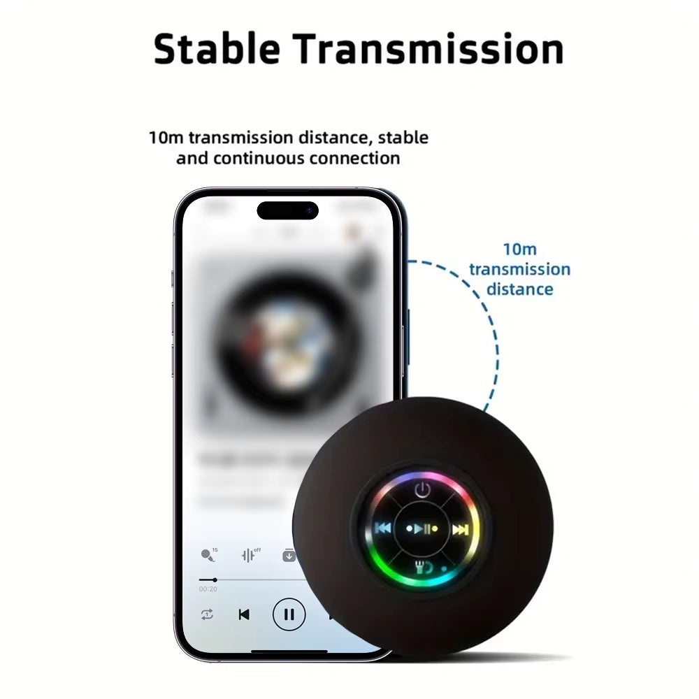 ShowerSound™ -Waterproof Bluetooth Speaker for Your Shower