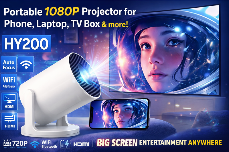 BeamPro™ Mini Projector – Turn Any Space into a Cinema