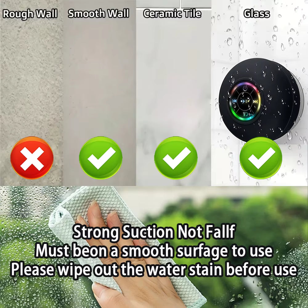 ShowerSound™ -Waterproof Bluetooth Speaker for Your Shower