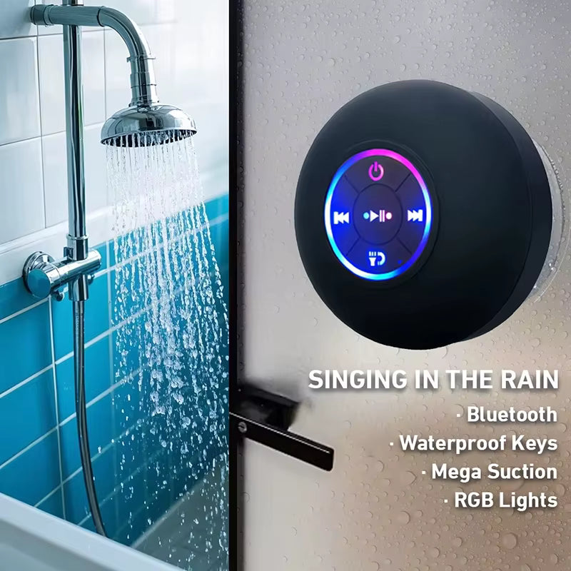 ShowerSound™ -Waterproof Bluetooth Speaker for Your Shower